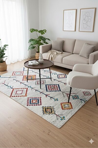 elyar Modern desenli yıkanabilir dijital baskılı süngerli yolluk halı