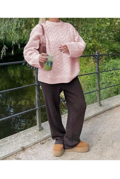 ByEsila Brand Model Knitted Sweater