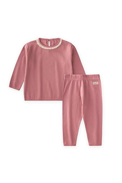 Cigit Lace Long Sleeve Transitional Set 0-3 Years Old Baby