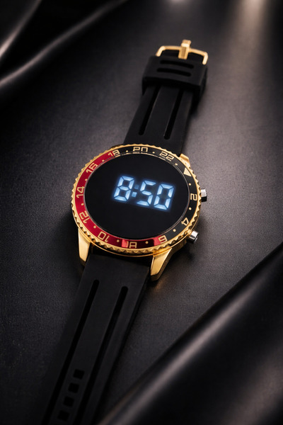 G Sport POLO Unisex Digital Display Silicone Strap Wristwatch