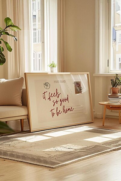 Buka Shops Yatay Kartpostal "Feel So Good" - Ahşap Çerçeveli Tablo