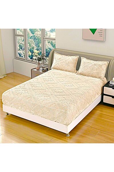 Sofia Store Set Premium Husa Pat cu Elastic + 2 Fete de Perna , 180 x 200 cm