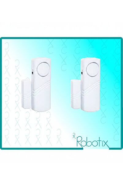 Robotix RB-4444B-2 Beyaz Kapı Pencere Alarmı 2 adet