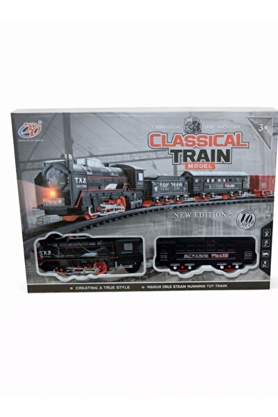 NASYONEL TOYS Klasik Buharlı Tren Seti – Classical Train – Raylı Oyuncak Tren...