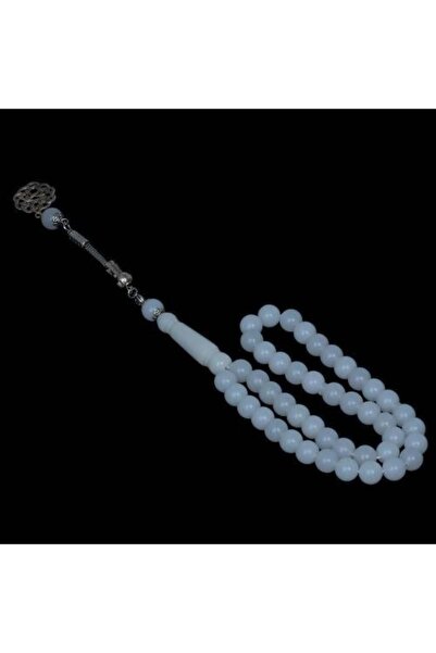 Shaka Khatam مسبحة صلاة من الباكليت الأبيض، 45 حبة