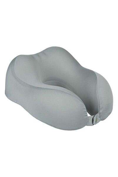 OEM Anatomical Travel Pillow with Memory Foam Gray 28.5cm