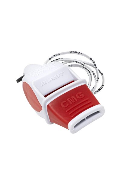 FOX 40 9203 Sonik Blast Safety Cmg İpli Düdük Beyaz-Kırmızı
