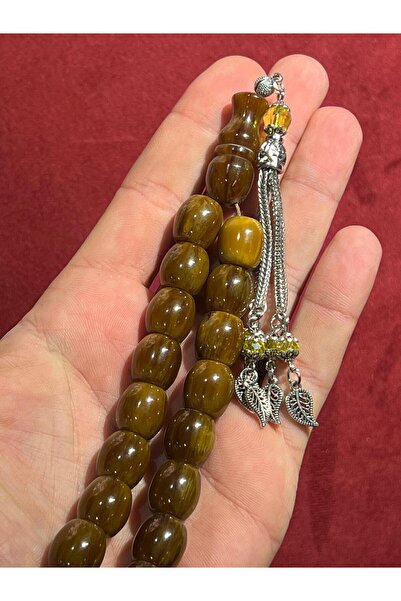 TTS TÜRK TESBİH SANATI Efe Boy Maskot Kehribar Tesbih