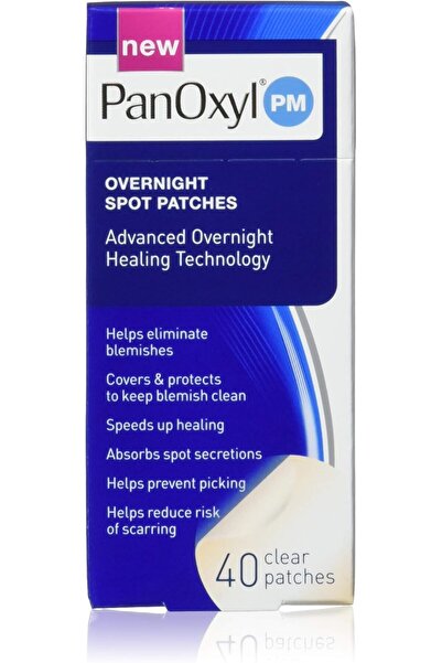 panoxyl لصقات ليلية لعلاج البقع بتقنية هيدروكولويد متطورة، 40 لصقة (عبوة من 3...