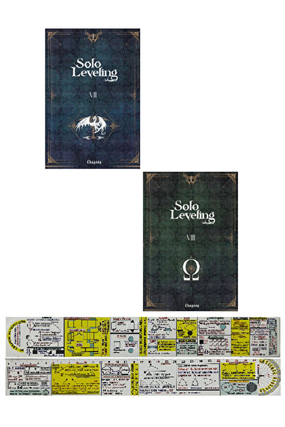 Komik Şeyler Solo Leveling 7-8. Ciltler Roman Seti + Özel Cetvel