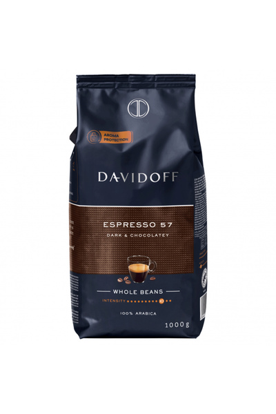 Davidoff Espresso 57 Σκούρος & Σοκολατένιος Καφέ σε Κόκκους 1Kg