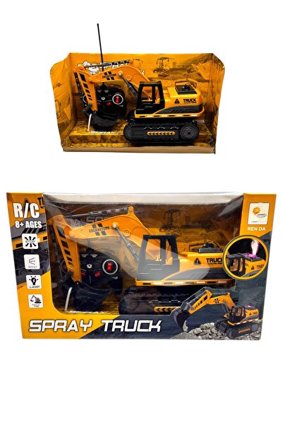 SCOWETTO Uzaktan Kumandalı Işıklı Buhar Efektli Paletli Ekskavatör İş Makines...