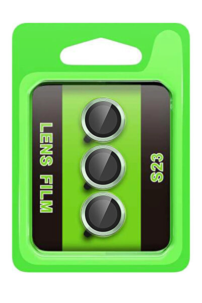 NewFace عدسة كاميرا معدنية من DRNDS لهاتف سامسونج جالاكسي S23 (155247) - أخضر