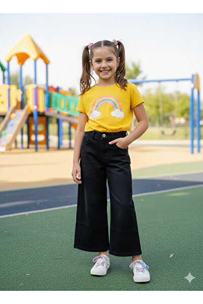 Kids Bol paça jean pantolon kız çocuk