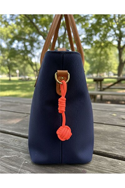 mibales سلسلة مفاتيح من حبل الباراكورد المنسوج من خشب الجوز، سلسلة نيون