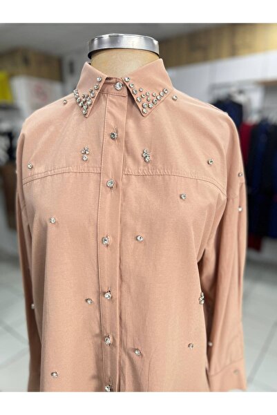 my312 Çakma Taş Detaylı Tunik