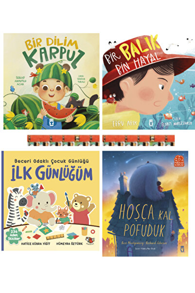 Timaş Çocuk Bir Balık Bin Hayal, Bir Dilim Karpuz, İlk Günlüğüm, Hoşça Kal Po...