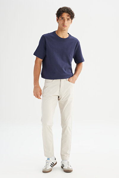 Lee Regular Fit Normal Kesim Normal Bel Dar Paça 5 Cep Casual Bej Pantolon