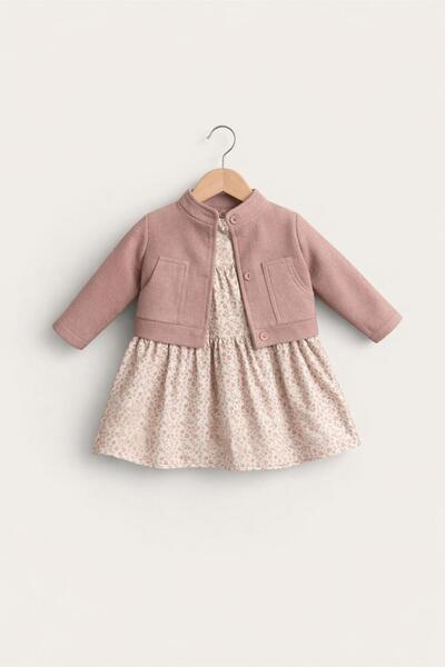 Gocoland Σετ φλοράλ φόρεμα με μπουφάν Mila