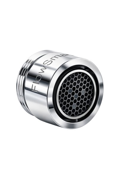 FLOWSMART Su Tasarruflu Aeratör 3,7 L/DK | %85’e Varan Su Tasarrufu | ØF18 Miks & Kuğu Batarya Uyumlu