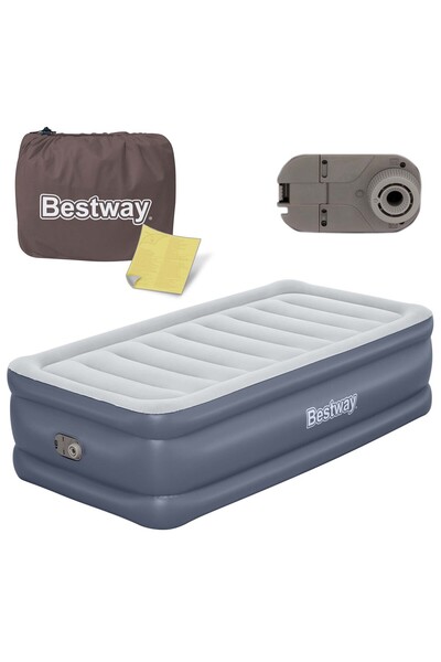 Other Materac dmuchany 191x97x51 cm z wbudowaną pompką elektryczną Bestway 6713G