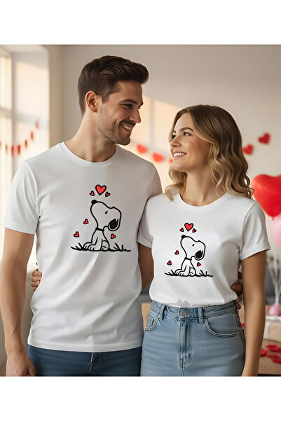 ASELİNDA Dear Couple Matching T-Shirt (Add Items to Make a Matching Set)