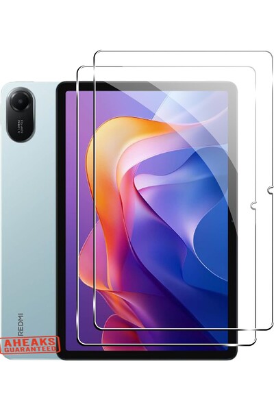aheaks واقي شاشة زجاجي نانو لجهاز شاومي باد 6، صلابة 9H، مقاوم لبصمات الأصابع...