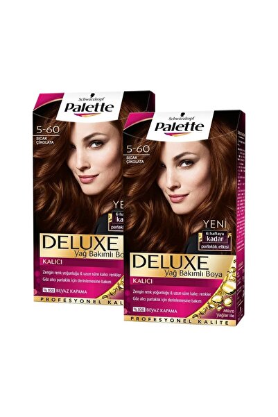 Palette Deluxe 5-60 Sıcak Çikolata 50 ML 2 Lİ SET