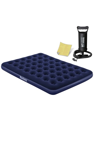 Other Materac dmuchany 203x152x22 cm z pompką tłokową Bestway 67003