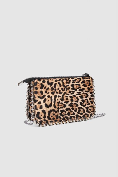 Store حقيبة نسائية بثلاثة أقسام مع تفاصيل من الخرز