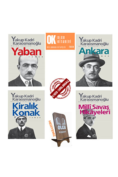 İletişim Yayınları Yaban - Kiralık Konak - Milli Savaş Hikayeleri - Ankara /4...