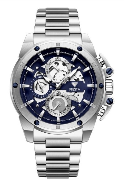 Fiesta F24083M Men's Wristwatch with Metal Band