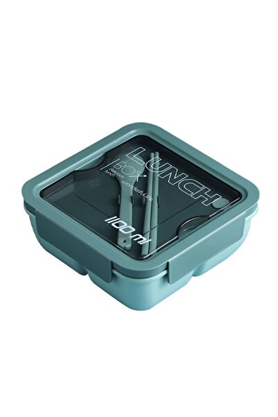 ZJ&Brothers Lunch Box, 4-3-2-Compartment, 1100ML, Microwave & Dishwasher Safe...