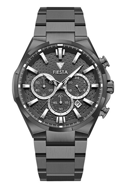 Fiesta F24079M Men's Wristwatch with Steel Strap