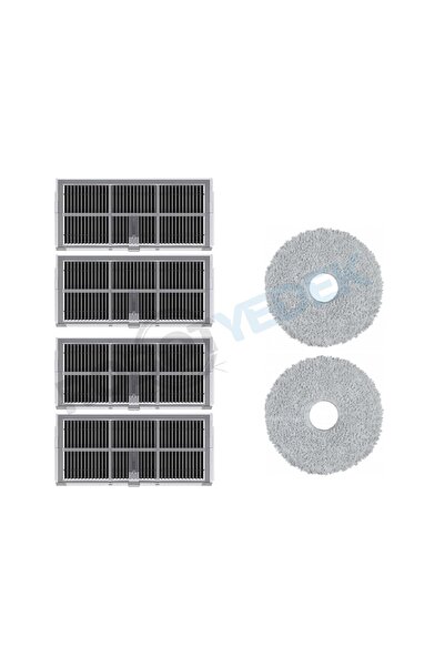 robotyedek Dreame L40 Ultra Ce & Ae Hepa Filter and Mop-6 Pieces