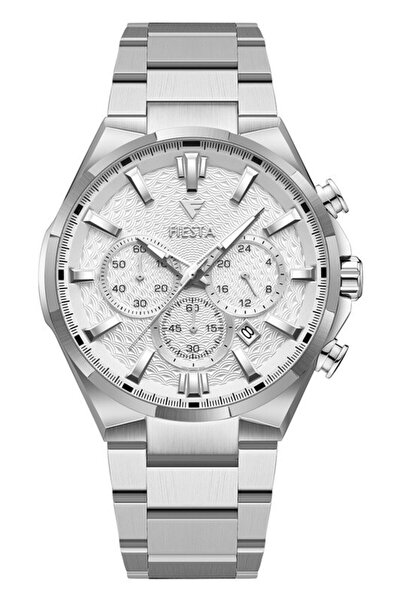 Fiesta F24079M Men's Wristwatch with Steel Strap