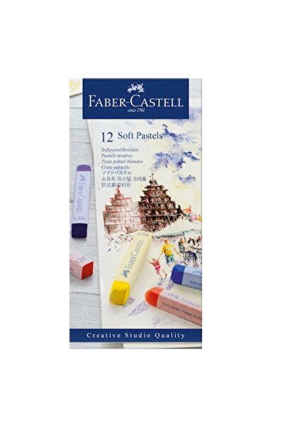 Faber Castell Faber-Castell Soft Pastel Pencil Box, 12 Colors