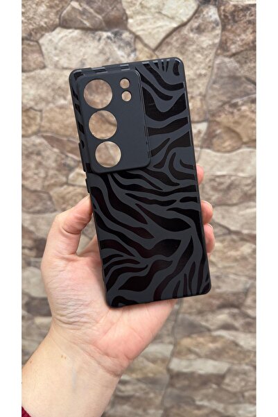 Vip Case Vivo V29 Compatible Zebra Patterned Silicone Shock-Absorbing Classic...