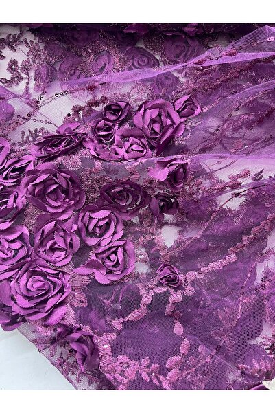 öztayteks MÜRDÜM ÜÇ BOYUTLU TÜL KUMAŞ