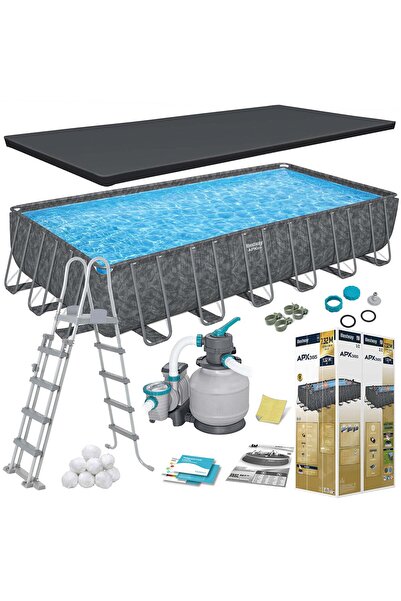 Other Basen stelażowy ogrodowy 732 x 366 x 132 cm 11w1 Bestway 561KG