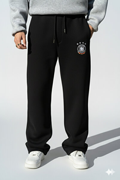 NİCE German Football 3 Thread Thick Winter Baggy Sweatpants |   Oversized Rel...