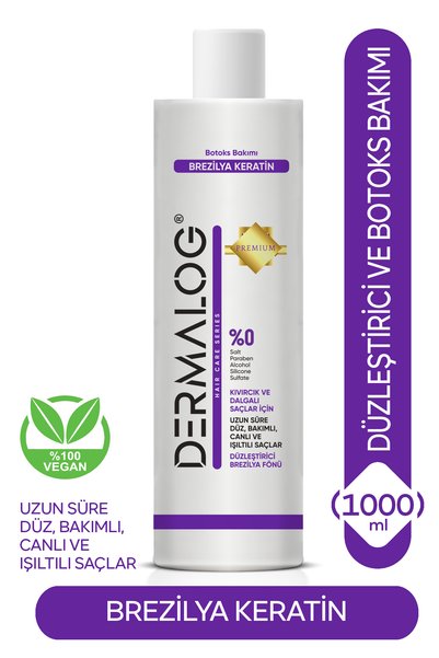 DERMALOG Saç Botoksu & Brezilya Keratini - Professional Premium Seri 1000 ML