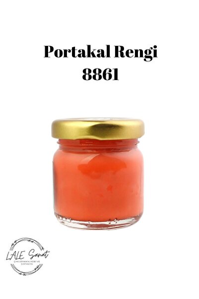 Lale Sanat Portakal Rengi Sıraltı Seramik ve Çini Boyası