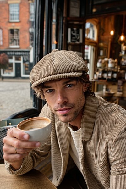 LAGRANZE Men's Velvet Cap Hat