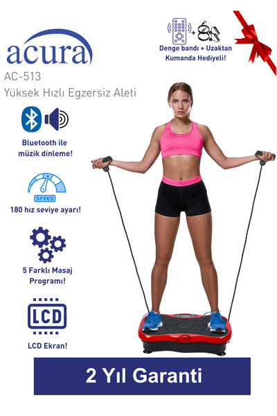 Acura AC-513 5 Programlı Bluetoothlu Yüksek Hızlı Egzersiz Aleti