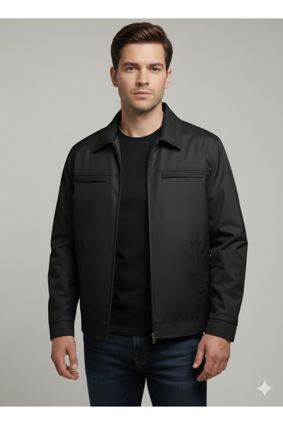 HeviStor Men's Coat Transitional a Quality Fabric Waterproof