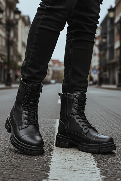 WALKWAY 2100 Non-Slip Sole Black Unisex Boots