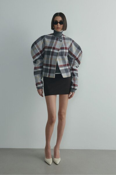 Suud Collection Bordo Diva Watermelon Sleeve Jacket