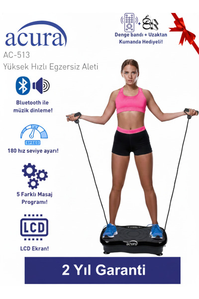 Acura AC-513 5 Programlı Bluetoothlu Yüksek Hızlı Egzersiz Aleti
