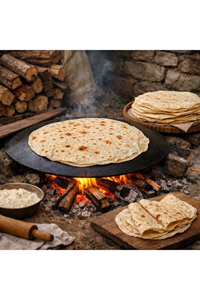 Şerife Yufka Unlu Mamüller Odun Ateşin De Köy Yufkası 10 Adet 1 Paket